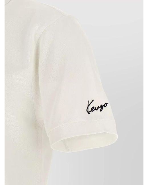 KENZO Natural Happy Tiger Polo Shirt Regular Fit for men