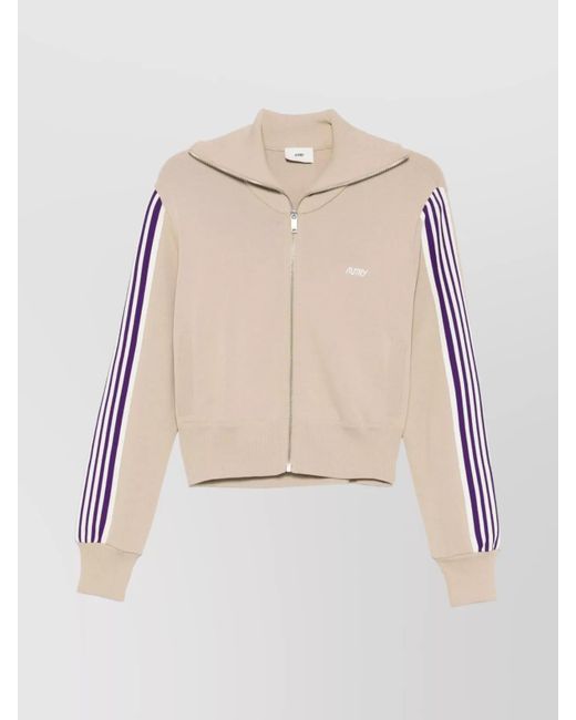 Autry Natural Bands Contrastants High Collar Jacket