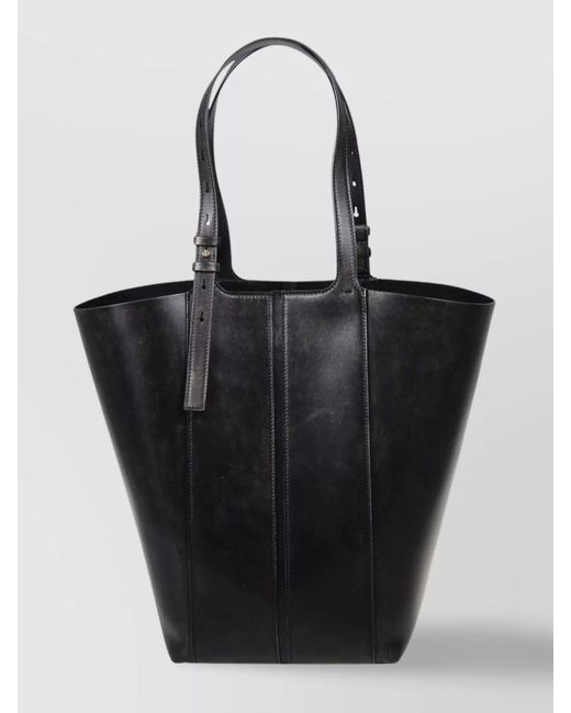 Golden Goose Deluxe Brand Black Leather Tote Bag