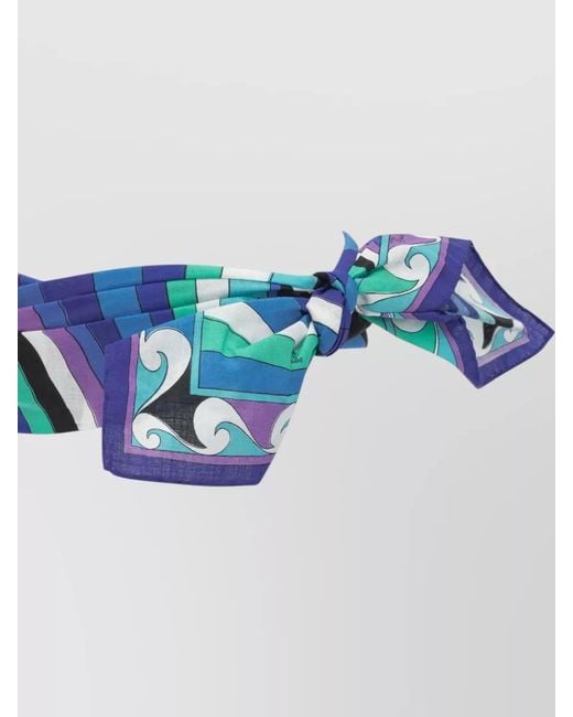 Emilio Pucci Blue Iride Headband