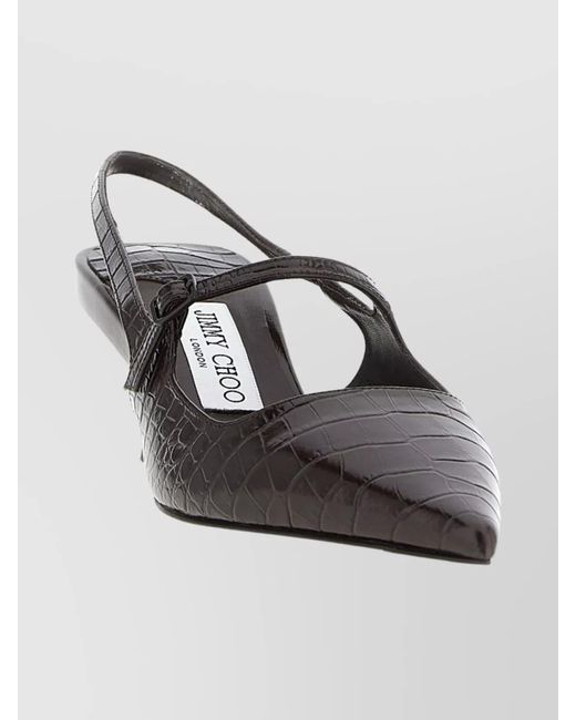 Jimmy Choo Multicolor Leather Slingback Pumps
