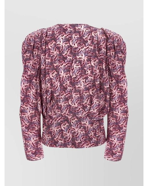 Isabel Marant Pink Silk Blouse