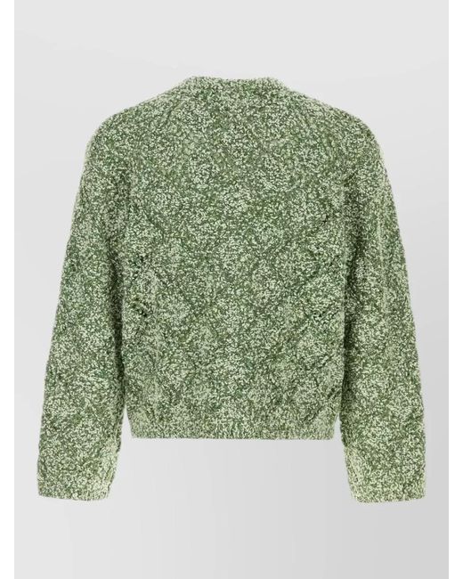 Séfr Green Wool Blend Oversized Abain Cardigan Jacket for men