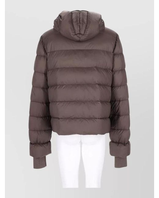 Rick Owens Brown Puffer Coat for men