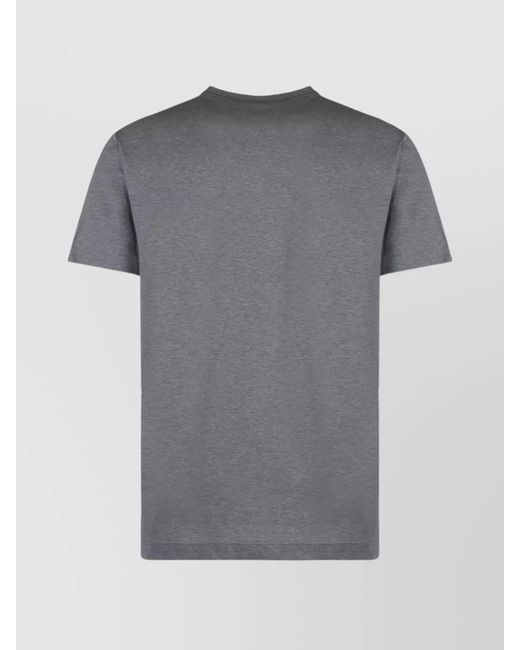 Dolce & Gabbana Gray Cotton Crew-Neck T-Shirt for men