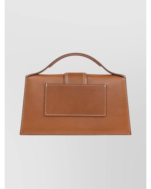 Jacquemus Brown Le Grand Bambino Leather Shoulder Bag
