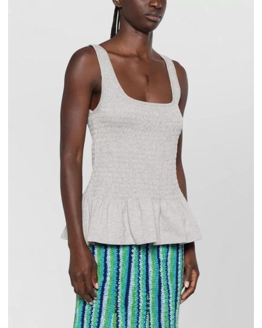Dries Van Noten White Sleeveless Camisole