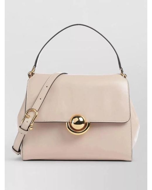Furla Natural Domus Small Clutch Bag Adjustable Strap