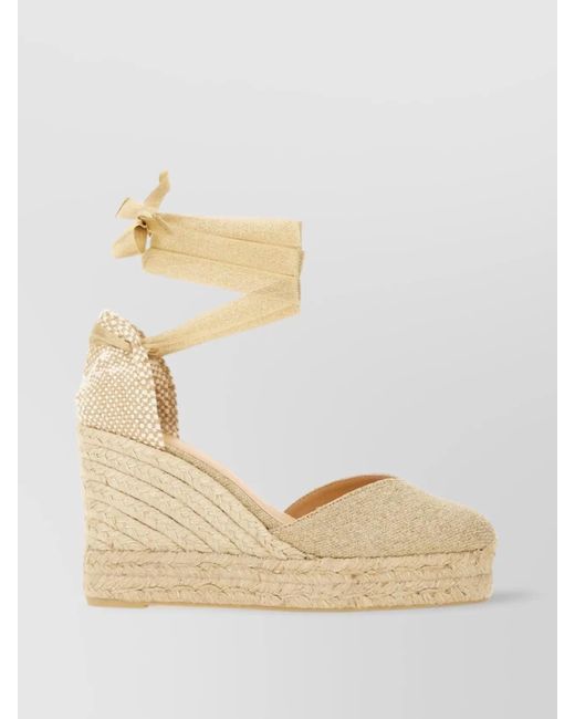 Castaner Natural Linen Espadrilles