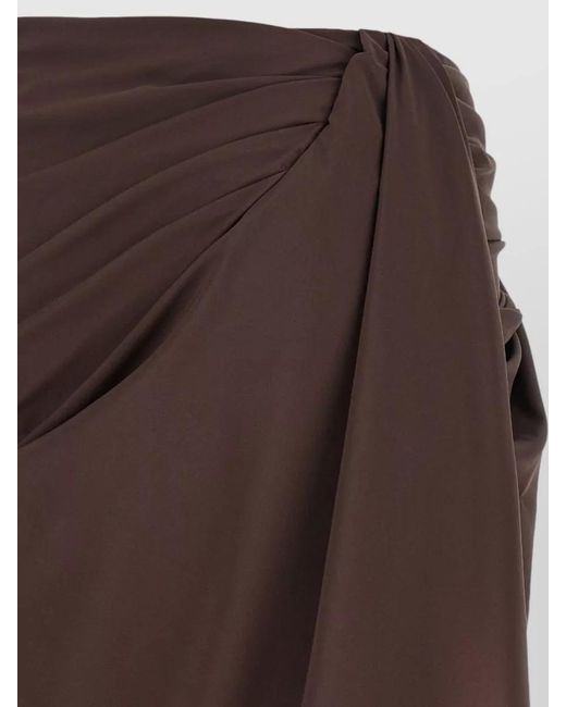Jacquemus Brown 'Le Jupe Paréo' Midi Skirt