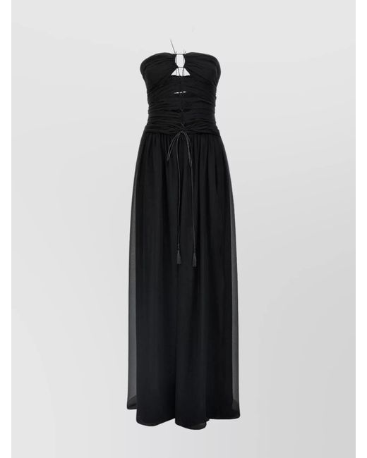 Tom Ford Black Silk Maxi Dress