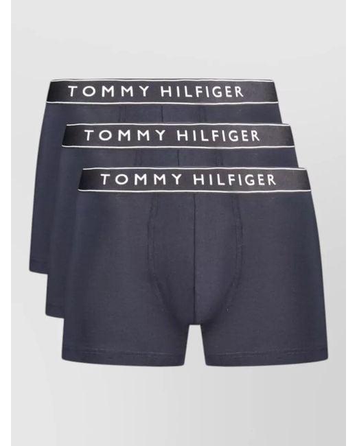 Tommy Hilfiger Blue Cotton Boxer Shorts for men