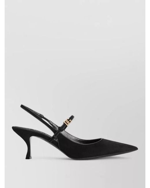 Dolce & Gabbana Multicolor Leather Slingback Mules