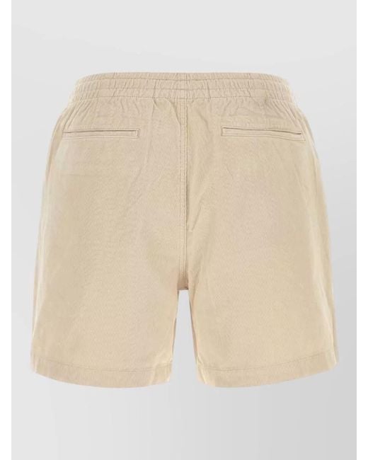 Polo Ralph Lauren Natural Corduroy Bermuda Shorts Side And Back Pockets for men