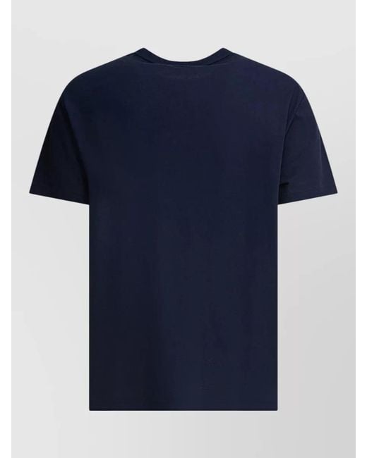 Polo Ralph Lauren Blue Logo T Shirt Crew Neck Short Sleeves for men
