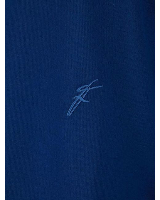 Ferragamo Blue Virgin Wool Sweater for men