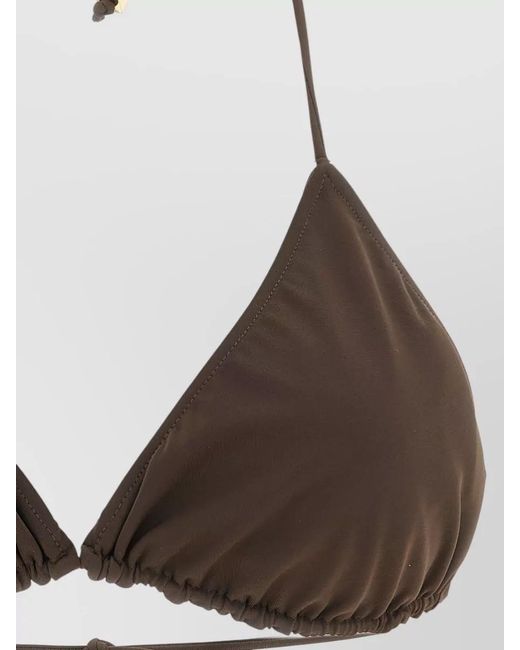 Jacquemus Multicolor Triangle Bikini Top Halter Neck Style