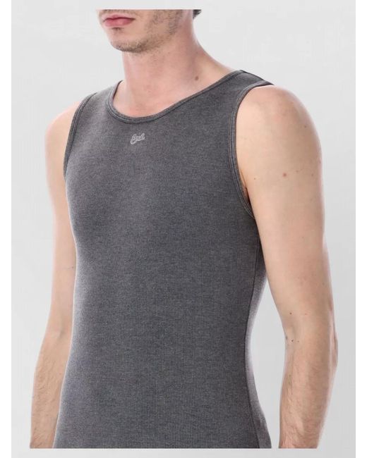 ERL Blue Ribbed Slim-Fit Tank Top for men