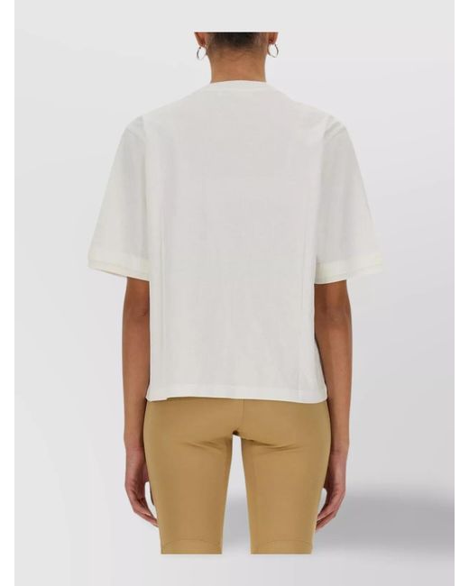 Ambush White Cotton Printed T-Shirt