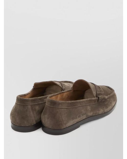 Common Projects Brown Suede Loafers for men