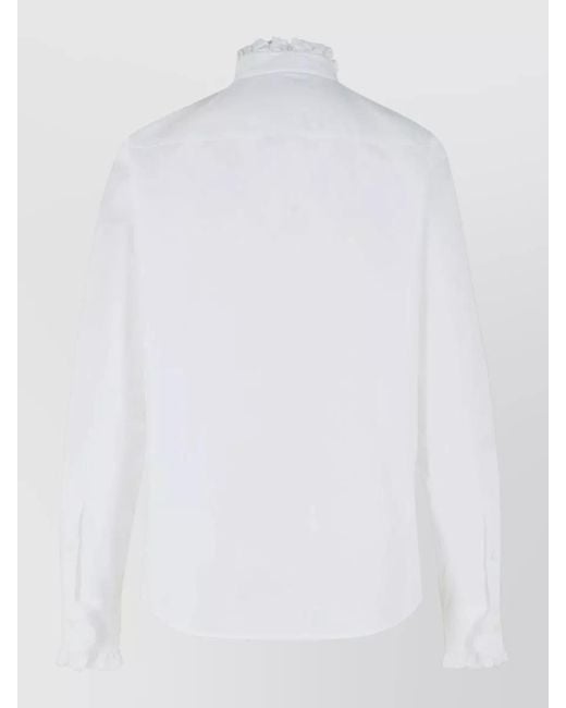 Burberry White Cotton Shirt