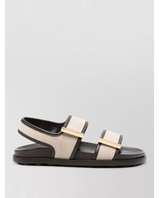 Tod's Black Leather Slides