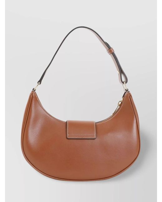 Céline Brown Medium Ava Triomphe Shoulder Bag