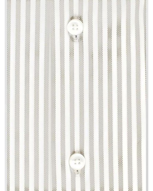 Xacus Multicolor Shirt Striped Pattern Button Down Collar for men