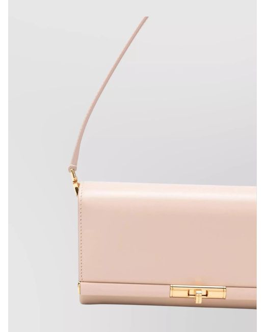 Dolce & Gabbana Natural Marlene Leather Shoulder Bag