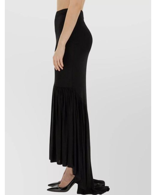 Nina Ricci Black Jersey Fitted Skirt