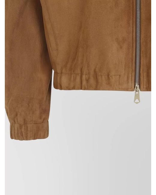 Paul Smith Brown Suede Oversized Jacket for men