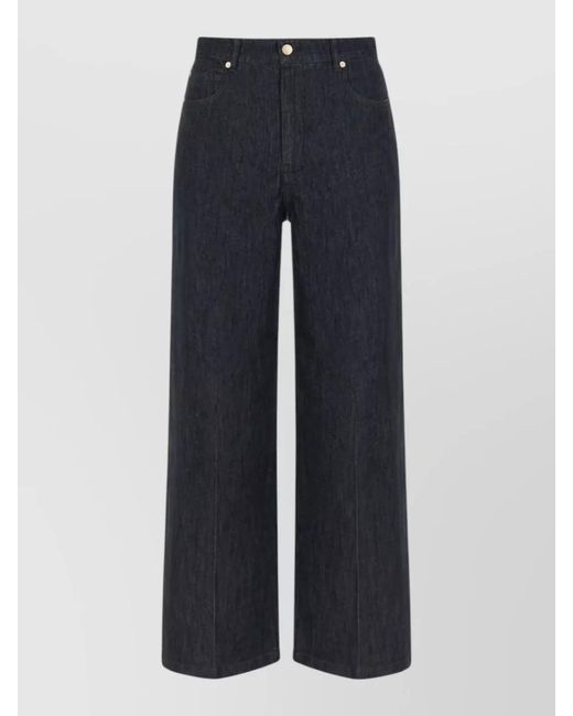 Max Mara Blue Straight-Leg Jeans