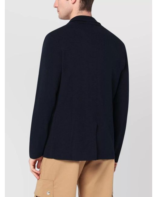 Roberto Collina Blue Cotton Jacket Cardigan for men