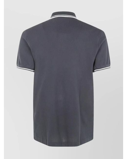 Fred Perry Blue Cotton Polo Shirt for men