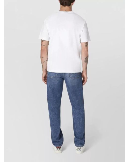 Missoni Gray Short Sleeve T Shirt Zigzag Pattern for men