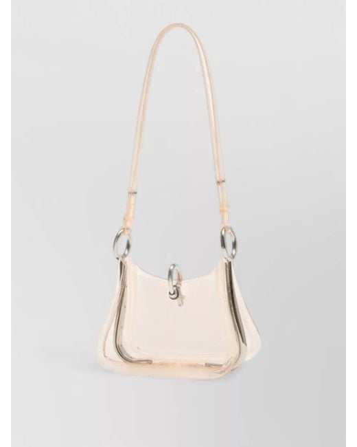 Rabanne Natural Small Synthetic Shoulder Bag
