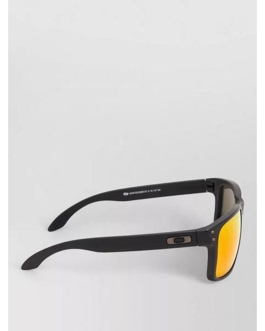 Oakley Orange Rectangular Sunglasses Adjustable Nose Pads Design