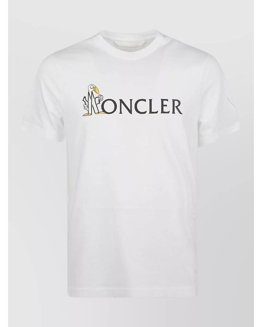Moncler Multicolor Cotton T-Shirt for men