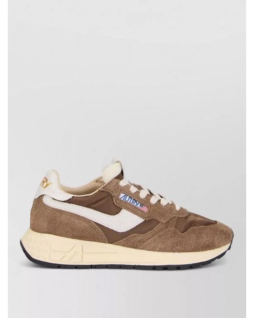 Autry Multicolor Suede Sneakers Modern Design Rubber Sole