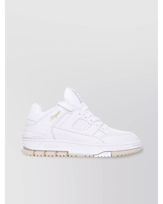 Axel Arigato White Leather Low-Top Sneakers