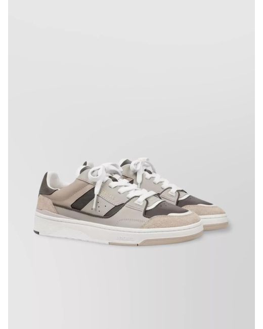 Axel Arigato Metallic Sole Sneakers Panelled Perforated Toe for men
