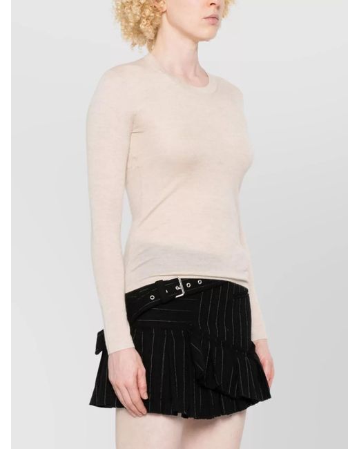 Isabel Marant Natural Cashmere Silk Jumper