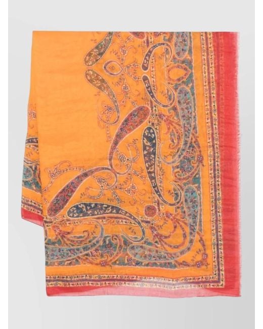 Etro Orange Scarf