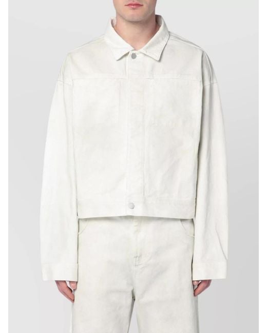 Entire studios White Denim Jacket for men