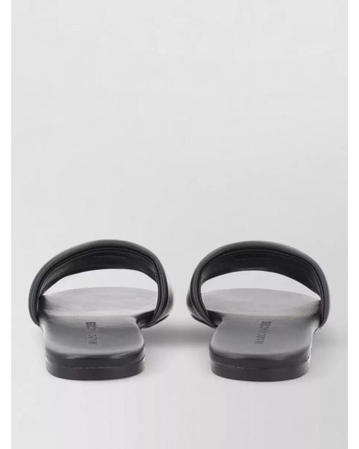 Marc Jacobs Gray Flat Sole Open Toe Slide Sandals