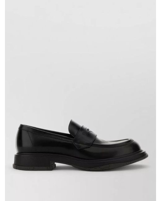 Gucci Black Leather Loafers for men
