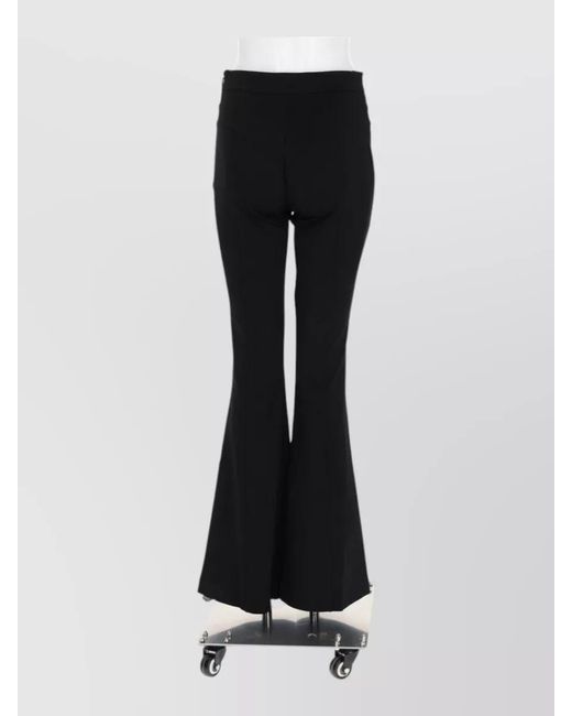Versace Jeans Couture Black Flared Trousers