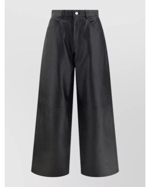 Haikure Blue Wide Leg Pants Modern Loose Silhouette