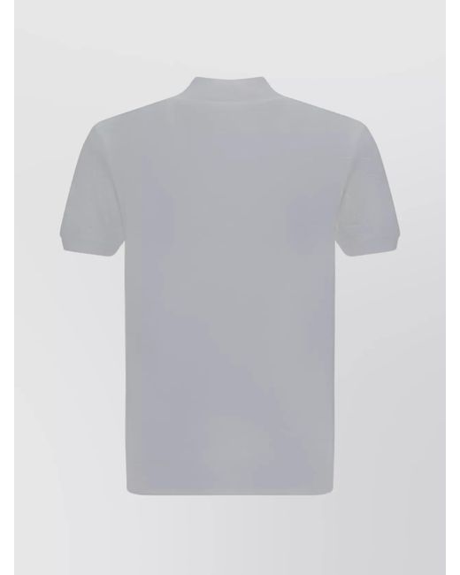 COMME DES GARÇONS PLAY Gray Logo Patch Polo Shirt for men