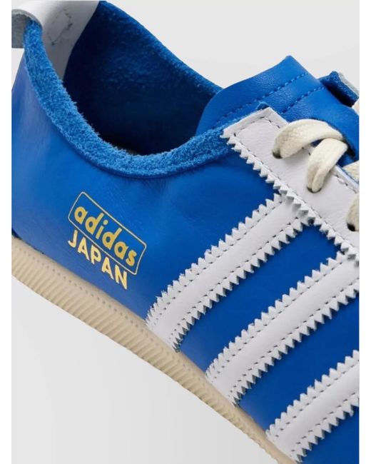 Adidas Blue Suede Leather Low-Top Sneakers